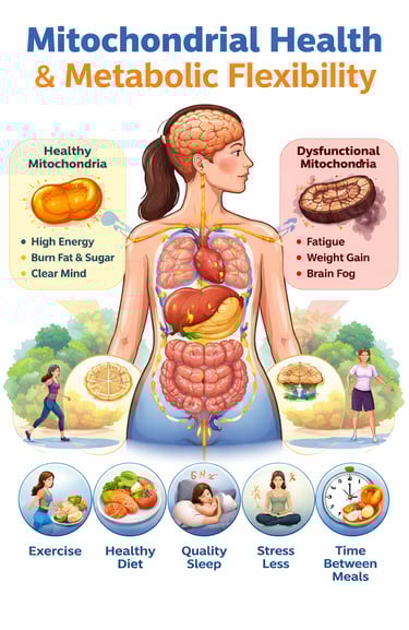Mitochondrial Dysfunction: The Hidden Driver of Fatigue, Insulin Resistance, and Metabolic Disease