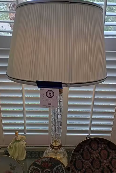 Marbro Lamp Co Crystal Brass Lamp The Peterson Exchange 