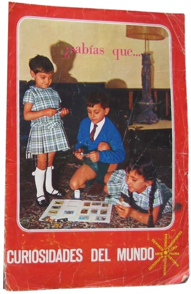 La Cibeles Curiosidades del mundo rare sports cromos card album