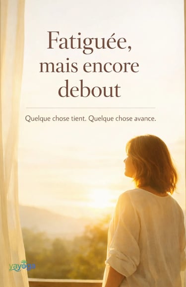 couverture ebook "fatiguèe, mais encore debout"