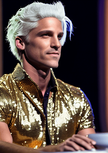 Sampson Fromage; image from television appearance, 2024