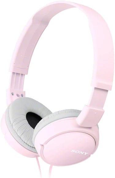 Sony Auriculares estéreo MDRZX110P.AE, sonido potente, rosa