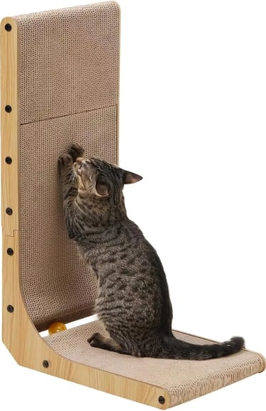 FUKUMARU Rascador para Gatos en Forma de L