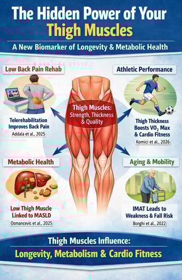 Thigh Muscle Thickness as a Biomarker of Metabolic Health and Cardiorespiratory Fitness: Emerging Cl