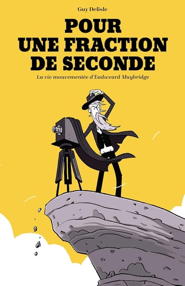 Première de couverture de la BD Pour une fraction de seconde de Guy Delisle