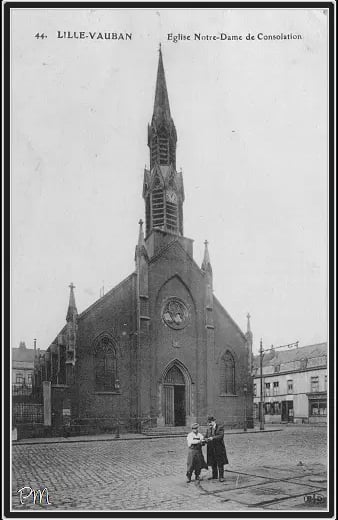 vie du père sevin : église de son baptême Notre-Dame de Consolation à Lille