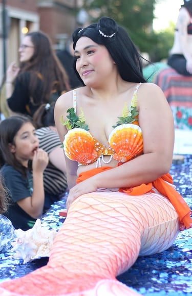 Sunset mermaid