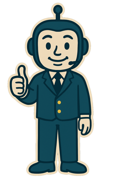 Illustration du BradBot Maestro, l’agent IA coordinateur des workflows multi-agents BradBot.