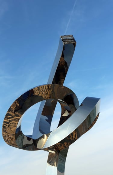 Simple Noeud, Sculpture de Patrice Racois