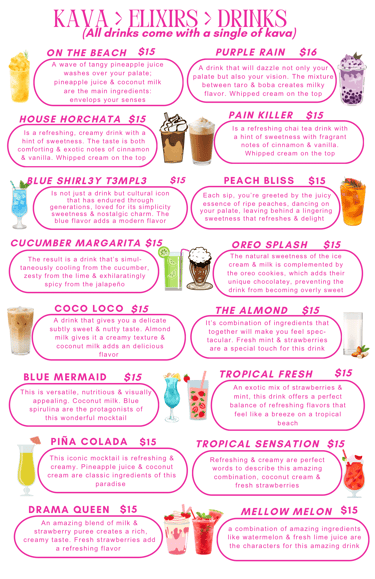 Friendly Hangout Kava Lounge LA for Kava-Based Drinks & Botanical beverages