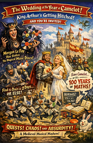 I Love the Knightlife from easy musicals poster