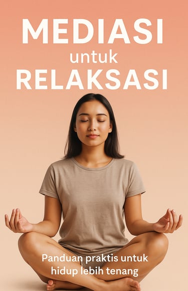 ebook meditasi indonesia, panduan mindfulness, latihan relaksasi, meditasi chakra, yoga harian, cara