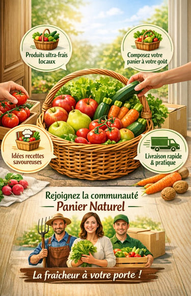 Rejoindre la communauté Panier Naturel – fruits et légumes frais livrés à Nice