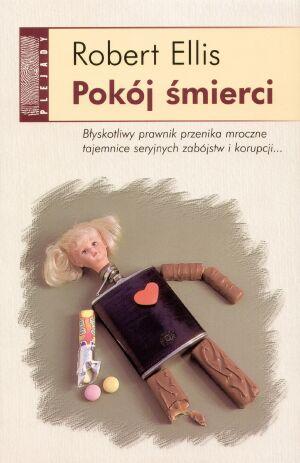 Cover of 'Pokój Śmierci' by Robert Ellis, the Polish translation of ‘The Dead Room’ with a haunting image of a broken doll.