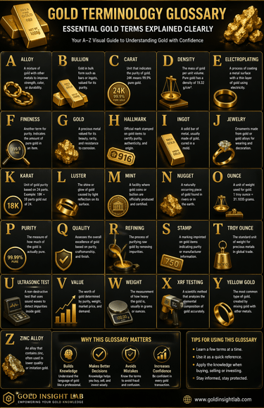 the-infographics-image-of-gold-terminology-glossary