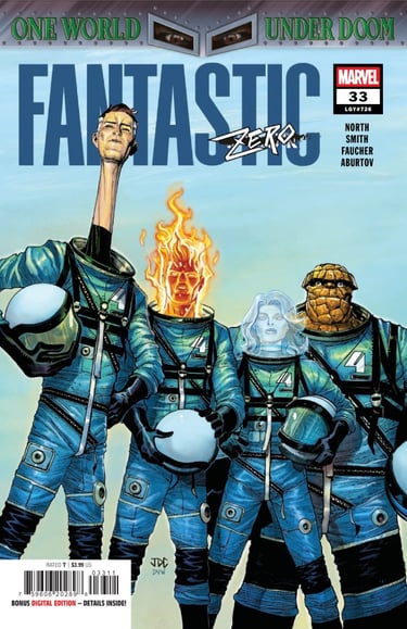 Fantastic Four #33 by Joshua Cassara