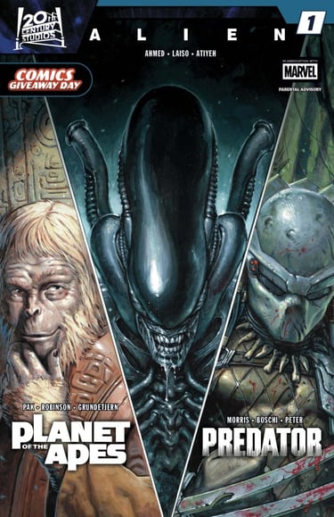 Alien, Predator & Planet of the Apes #1