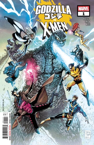 Godzilla vs. X-Men #1 by Tony S. Daniel