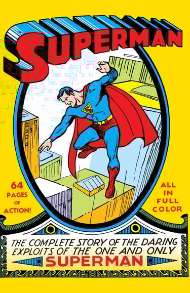 Superman #1 by Joe Shuster (Facsimile Edition 2025)