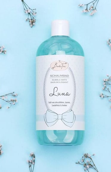 bain moussant citron vert l'ambre santal et la lavande
