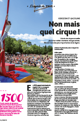 Article sur l'association de cirque Kerozen et Gasoline