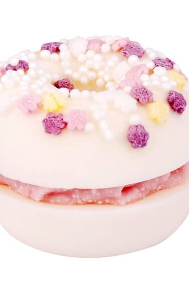 donut de bain barbe a papa