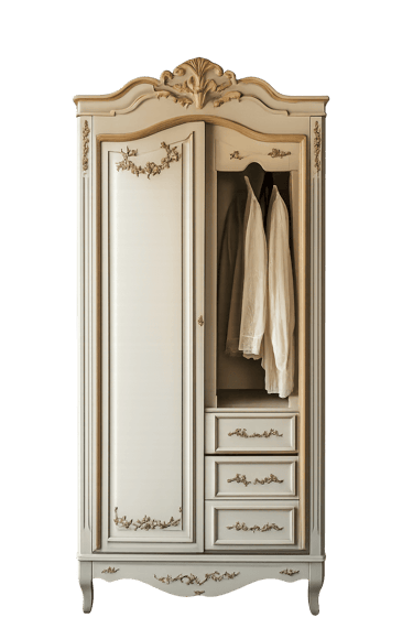 Luxury Hand-Carved Teakwood Wardrobe – Classic Royal Almirah Furniture Saharanpur