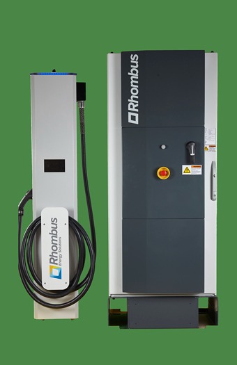 Power Station Group on Green Screen Background