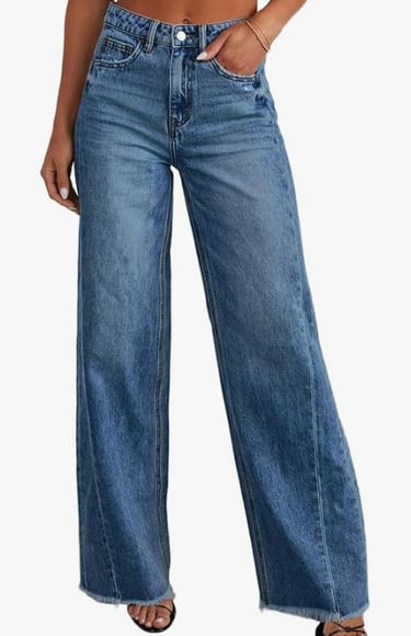 women's high waisted jeans with diagonal design