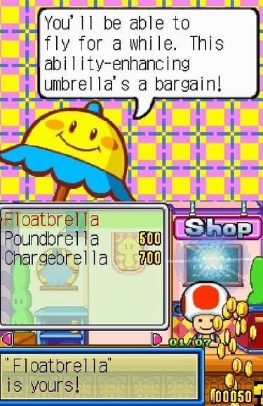 Super Princess Peach - Peach Needs an Umbrella to Float?!