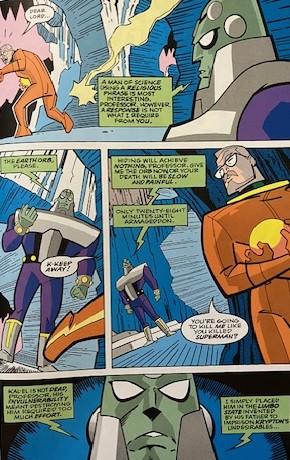 Superman Adventures - Two Braniacs Face-off