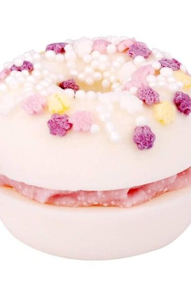 donut de bain barbe a papa
