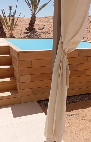 mini piscine hors sol en bois