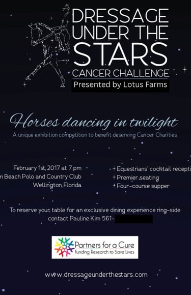 Dressage Under The Stars Invitation