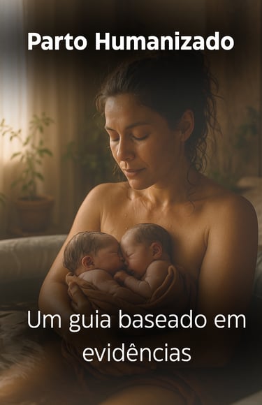 imagem de uma mulher segurando os seus bebês
