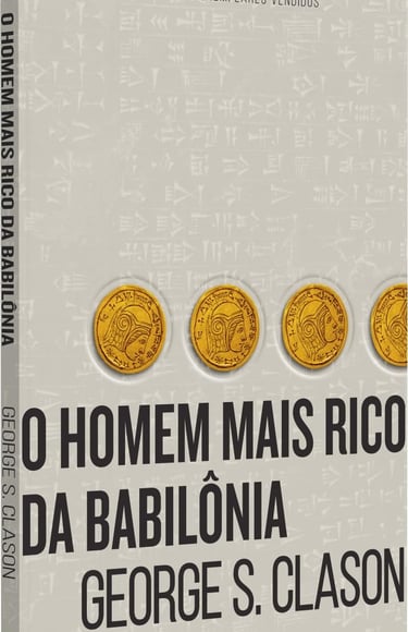 Capa do livro O Homem Mais Rico da Babilônia, de George S. Clason.