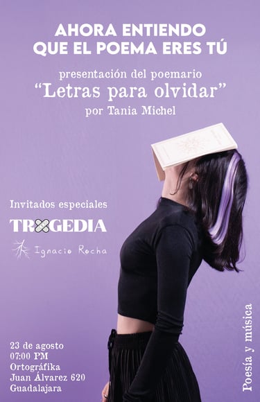 Cartel Letras para Olvidar
