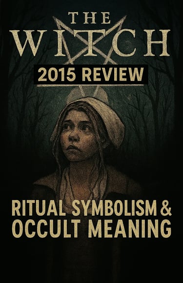 The Witch (2015) — ritual symbolism and occult meaning.