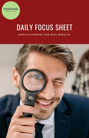Daily focus sheet 