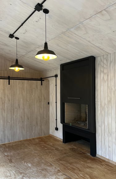 Obra nueva de quincho en pucon