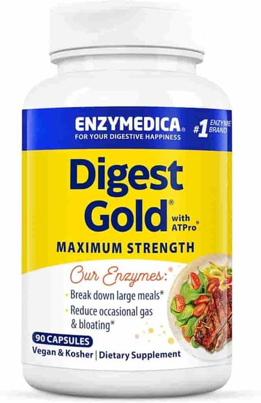 Digestive enzymes for bloating relief