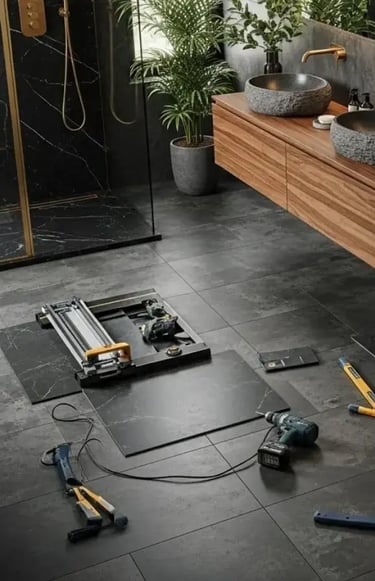 iç mekân tadilatında yapılan elektrik tesisatı hazırlığı