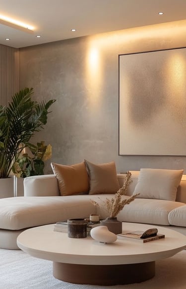 gizli ışık detaylı asma tavan uygulaması