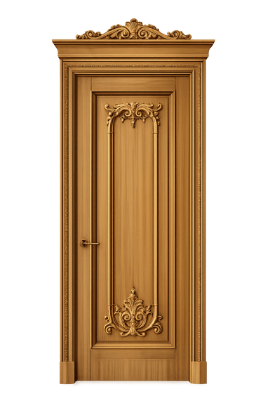 Luxury Hand-Carved Teakwood Door – Classic Royal Wooden Door Design Saharanpur