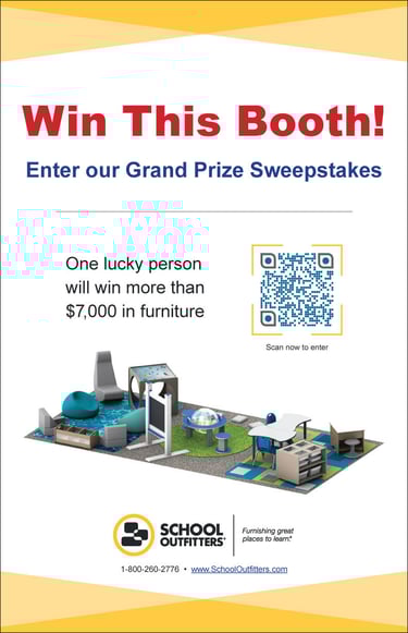 School Outfitters NHSA Sweepstakes Sign