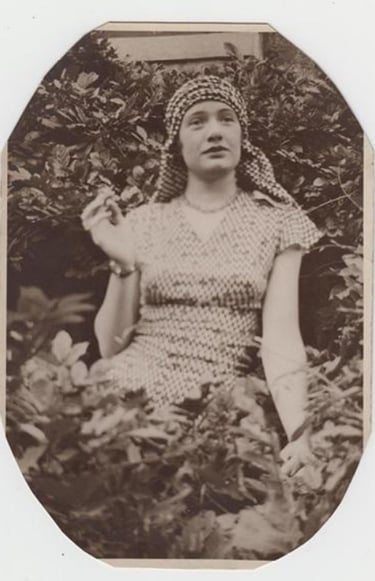 Miss E J Page in 1920's