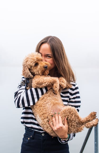 Lady with a dog