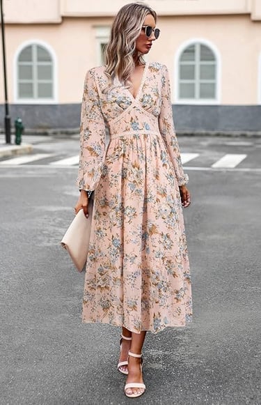 vestido floreado amazon link