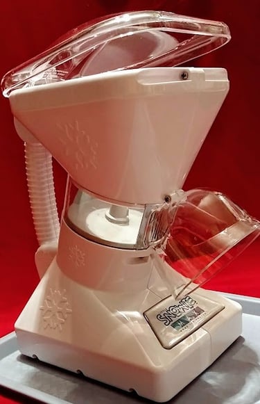 Shaved Ice Machine. Bookings 832-216-8423