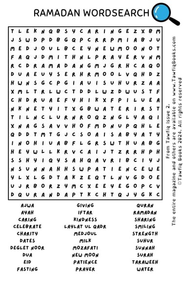 Ramadan wordsearch